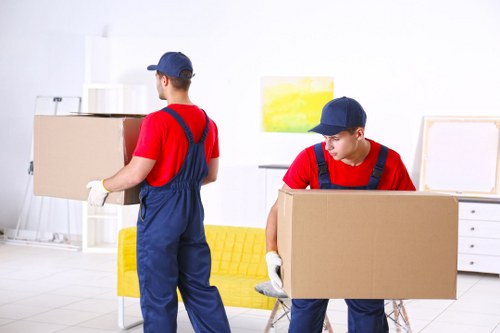 Moving truck ready for a local house removal