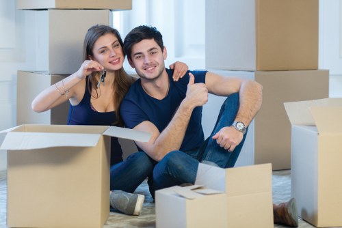 Local movers handling access challenges for a business relocation