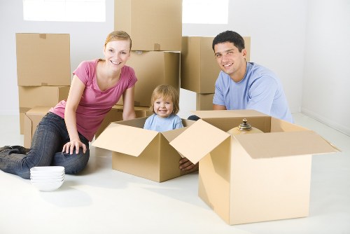 Secure Man With Van Removals payment options displayed with protected transaction concept