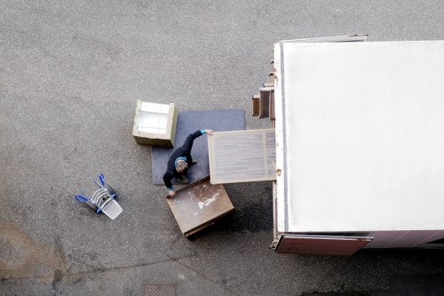 Packing and unpacking service for a house move in a local area