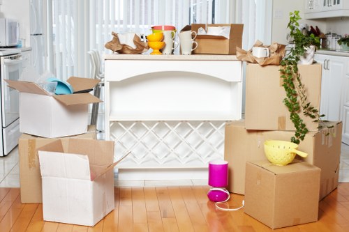 Man and van removals team preparing a local home move in Removals