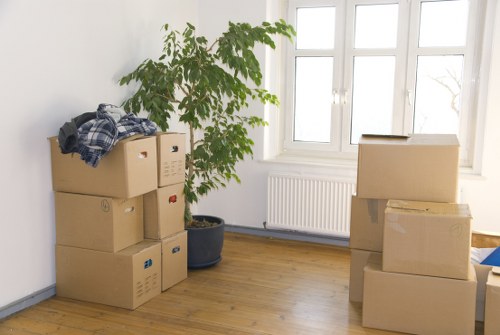Careful handling of boxes and furniture during removals