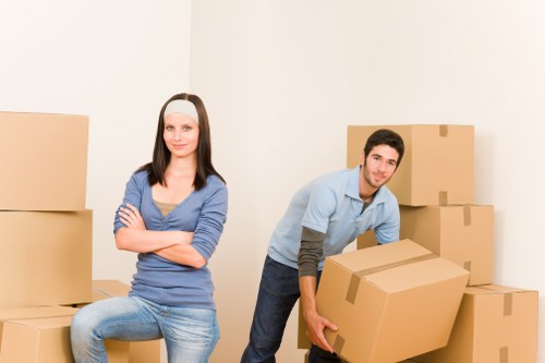 Removal van ready for a local move in Removals