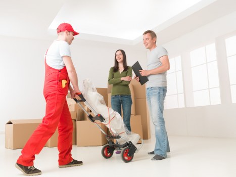 Moving truck used for home and business removals