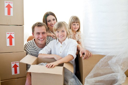 Commercial removals team handling office equipment and desks