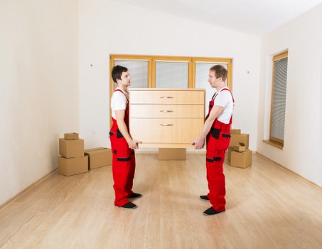 Careful packing and furniture protection during a removals service